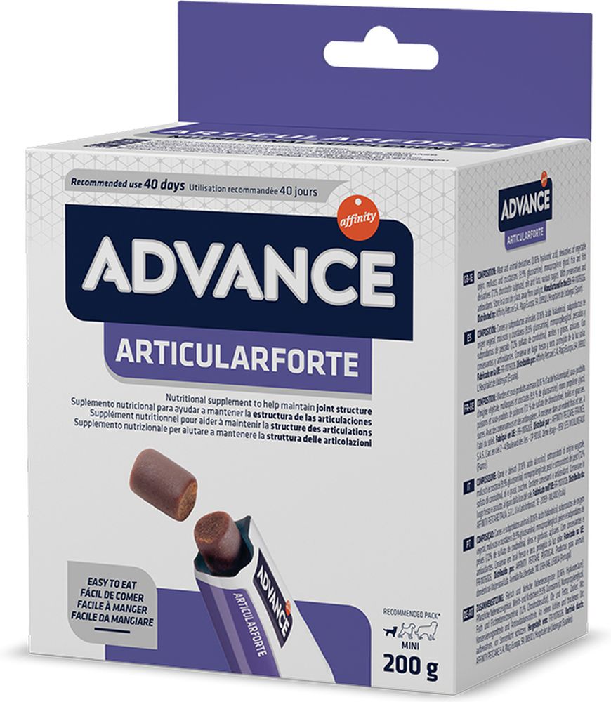 ΣΥΜΠΛΗΡΩΜΑ ΔΙΑΤΡΟΦΗΣ ADVANCE VETERINARY DIET DOG SNACK ARTICULAR FORTE (200GR)