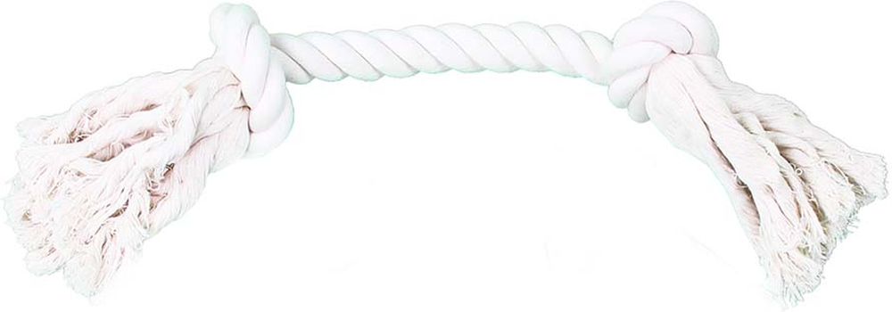 PAWISE ΠΑΙΧΝΙΔΙ ΣΚΥΛΟΥ PAWISE ROPE BONE 2 KNOTS NATURAL (30,5CM)