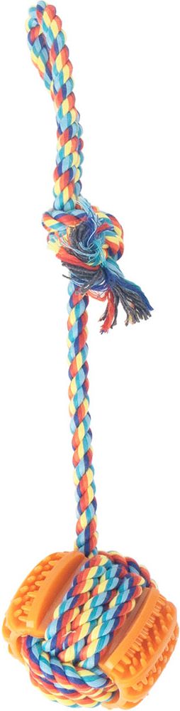 ΠΑΙΧΝΙΔΙ ΣΚΥΛΟΥ PAWISE FLOSS TUGGER BALL ΜΕ ΧΕΡΟΥΛΙ PAWISE