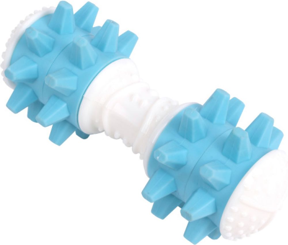 ΠΑΙΧΝΙΔΙ ΣΚΥΛΟΥ PAWISE GIGGLE DUMBELL ΛΕΥΚΟ ΓΑΛΑΖΙΟ PAWISE