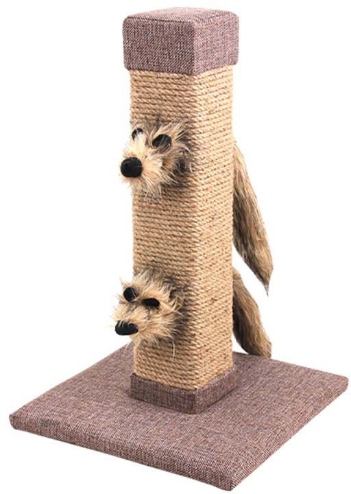 PAWISE ΝΥΧΟΔΡΟΜΙΟ ΓΑΤΑΣ PAWISE SQUARE SCRATCHING POST (30X30X48CM)