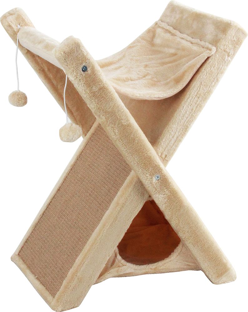 ΝΥΧΟΔΡΟΜΙΟ ΓΑΤΑΣ PAWISE 3 IN 1 CAT TOWER (51X36X62CM) PAWISE