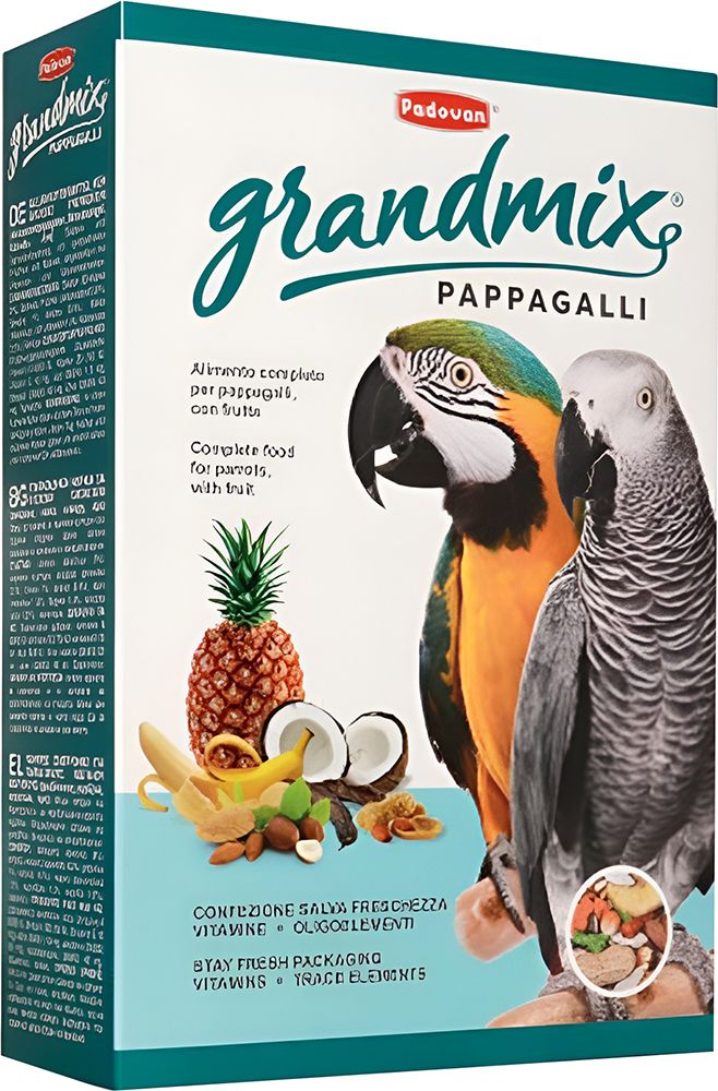 ΤΡΟΦΗ PADOVAN GRANDMIX PAPPAGALLI ΜΕΓΑΛΟΙ ΠΑΠΑΓΑΛΟΙ (2KG) PADOVAN