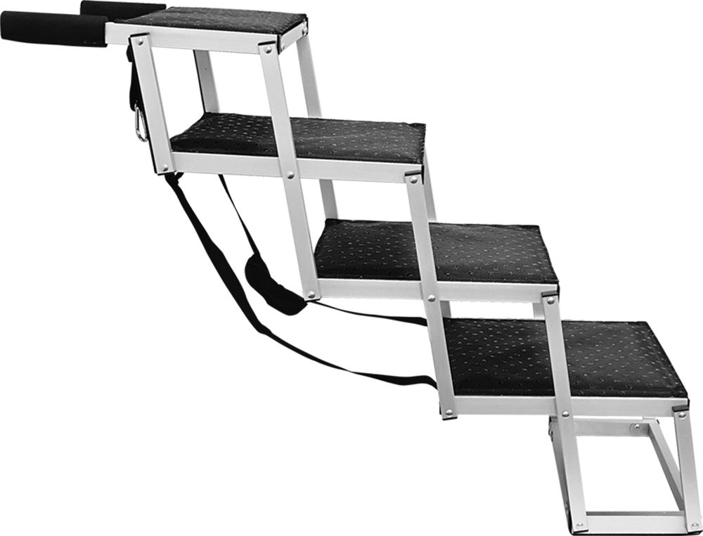 ΒΟΗΘΗΤΙΚΗ ΣΚΑΛΑ NOBBY FOLDABLE ALUMINIM STEP 4 ΣΚΑΛΟΠΑΤΙΑ (84-105X43CM ) NOBBY