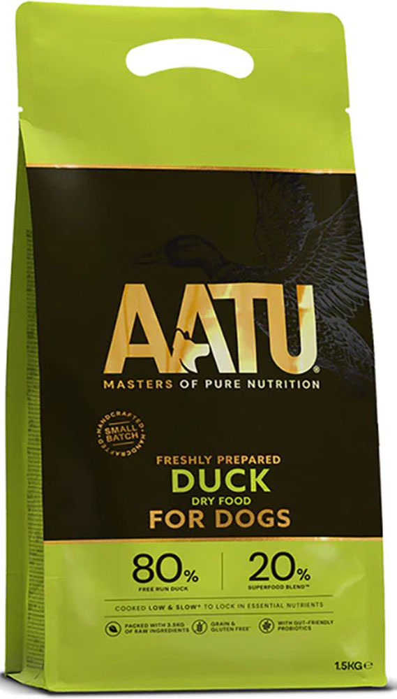AATU ΤΡΟΦΗ ΣΚΥΛΟΥ AATU ADULT GRAIN FREE ΠΑΠΙΑ ΕΛΕΥΘΕΡΑΣ ΒΟΣΚΗΣ (1,5KG)