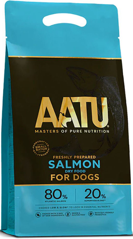 ΤΡΟΦΗ ΣΚΥΛΟΥ AATU ADULT GRAIN FREE ΣΟΛΟΜΟΣ - ΡΕΓΓΑ (10KG) AATU