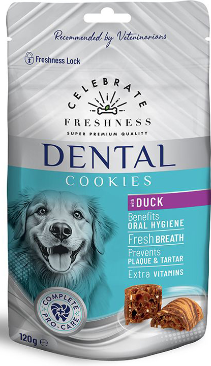 ΣΝΑΚ CELEBRATE FRESHNESS DENTAL COOKIES ΠΑΠΙΑ (120GR) CELEBRATE FRESHNESS