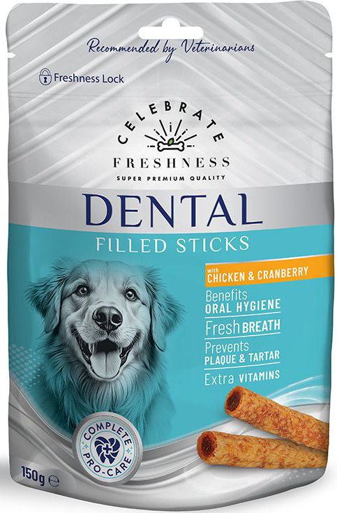 ΣΝΑΚ CELEBRATE FRESHNESS FILLED STICKS CHICKEN - CRANBERRY (150GR)