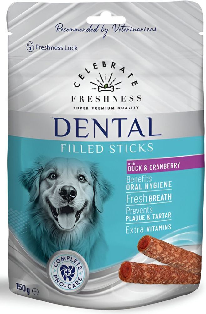 ΣΝΑΚ CELEBRATE FRESHNESS FILLED STICKS ΠΑΠΙΑ - CRANBERRY (150GR)