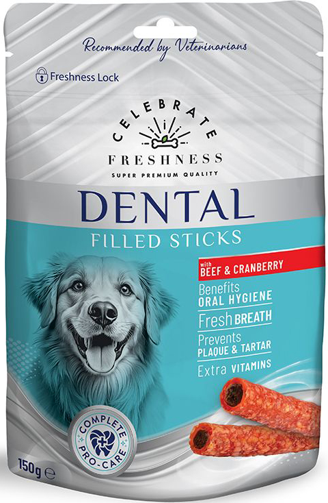 ΣΝΑΚ CELEBRATE FRESHNESS FILLED STICKS ΜΟΣΧΑΡΙ - CRANBERRY (150GR) CELEBRATE FRESHNESS