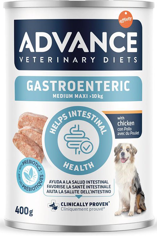 ΚΟΝΣΕΡΒΑ ΣΚΥΛΟΥ ADVANCE VET GASTROENTERIC MEDIUM MAXI (400GR)