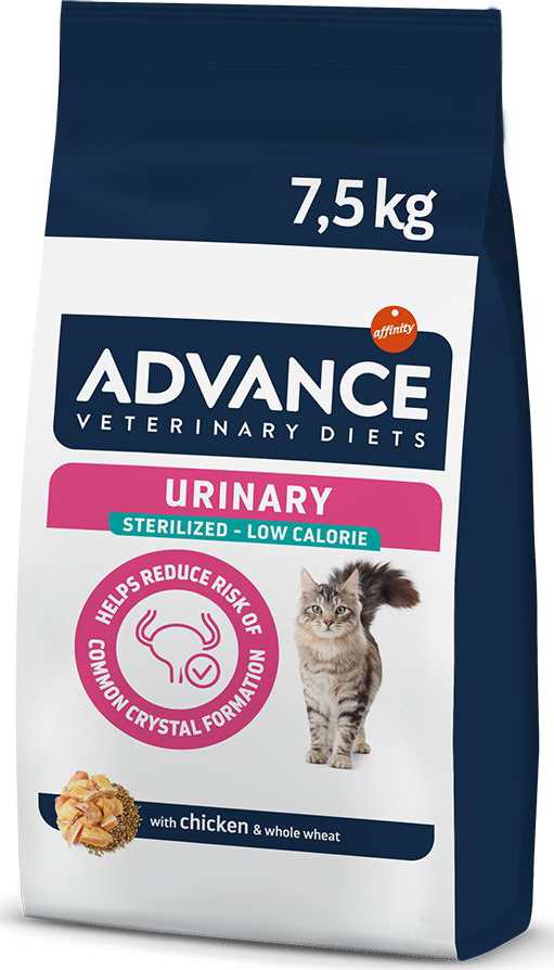 ΤΡΟΦΗ ΓΑΤΑΣ ADVANCE VETERINARY DIET URINARY STERILIZED (7,5KG)