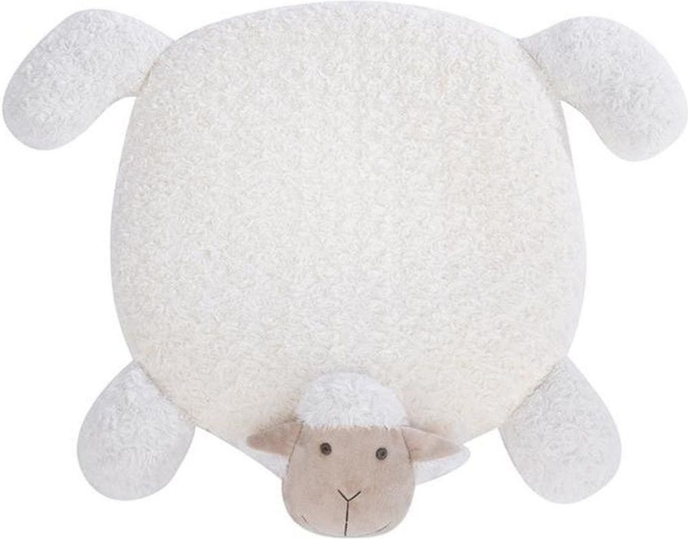 ZEZELIFE ΚΡΕΒΑΤΙ ΓΑΤΑΣ ZEZE PET BED FLUFFY SHEEP ΛΕΥΚΟ (70X80X6CM)