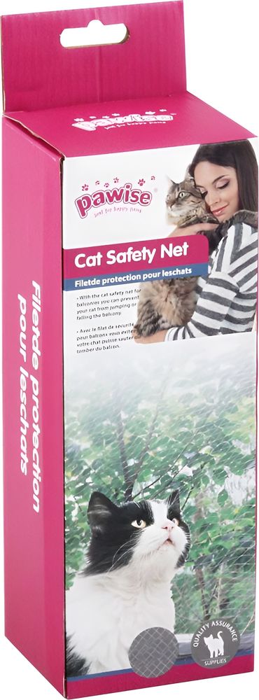 ΔΙΧΤΥ ΑΣΦΑΛΕΙΑΣ PAWISE ΜΠΑΛΚΟΝΙΟΥ ΔΙΑΦΑΝΟ (6X3M) PAWISE