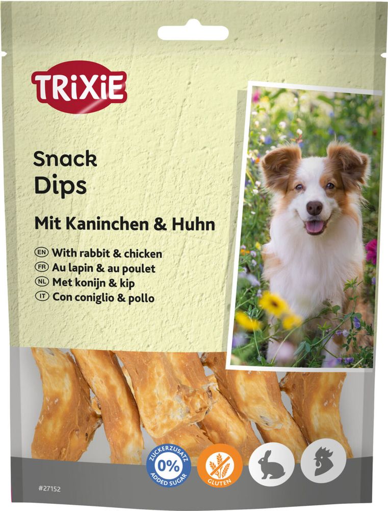 ΛΙΧΟΥΔΙΑ TRIXIE SNACK DIPS ΜΕ ΚΟΥΝΕΛΙ - ΚΟΤΟΠΟΥΛΟ (120GR) TRIXIE