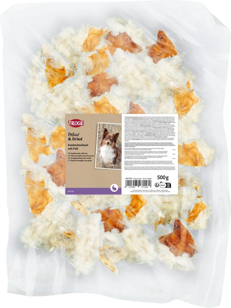 ΛΙΧΟΥΔΙΑ TRIXIE ΑΠΟ ΔΕΡΜΑ ΚΟΥΝΕΛΙΟΥ ΜΕ ΓΟΥΝΑ (500GR) TRIXIE
