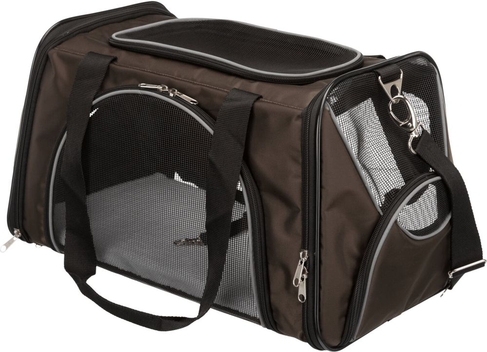 ΤΣΑΝΤΑ ΜΕΤΑΦΟΡΑΣ TRIXIE JOE ΚΑΦΕ (28Χ28Χ47CM) TRIXIE