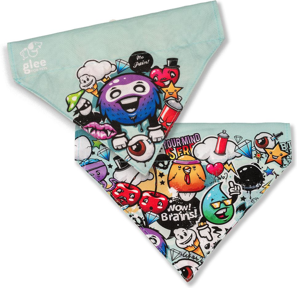 ΜΠΑΝΤΑΝΑ GLEE PLATINUM GHOST CITY (XSMALL/SMALL 15,5X13X3,5CM)