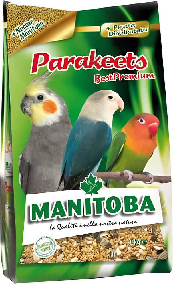 ΤΡΟΦΗ MANITOBA PREMIUM ΓΙΑ ΜΕΣΑΙΟΥΣ ΠΑΠΑΓΑΛΟΥΣ (1KG)