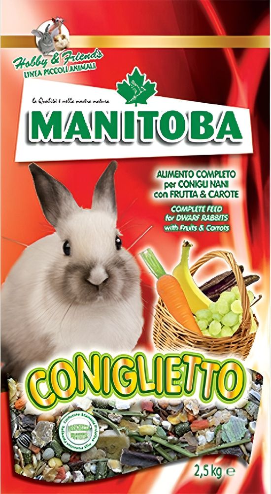 ΤΡΟΦΗ MANITOBA CONIGLIETTO ΓΙΑ ΚΟΥΝΕΛΙΑ (2,5KG)