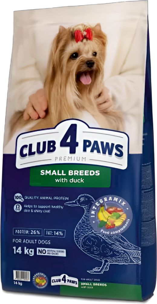 CLUB4PAWS ΤΡΟΦΗ ΣΚΥΛΟΥ CLUB4PAWS ADULT SMALL BREEDS ΠΑΠΙΑ (2KG)