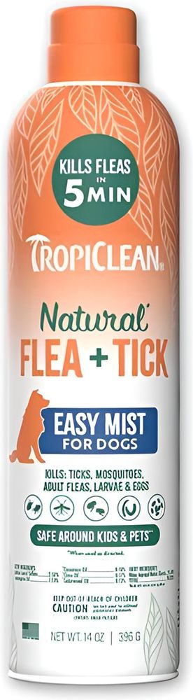 ΑΝΤΙΠΑΡΑΣΙΤΙΚΟ SPRAY TROPICLEAN FLEA - TICK EASY MIST (396ML) TROPICLEAN