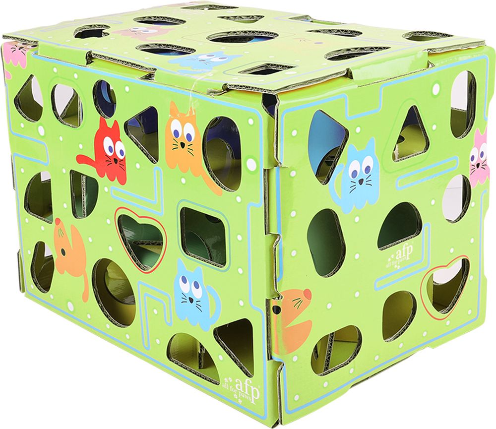 ΠΑΙΧΝΙΔΙ ΓΑΤΑΣ AFP CARTOON FURRY PAC QUEST PUZZLE BOX ΠΟΛΥΧΡΩΜΟ (38,5X28X28CM) AFP