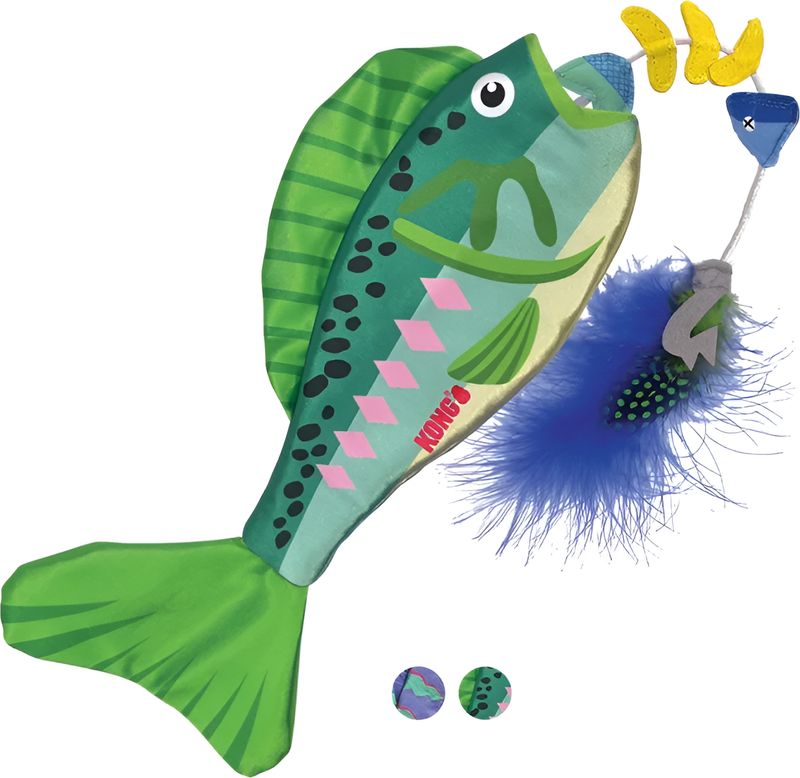 KONG ΠΑΙΧΝΙΔΙ ΓΑΤΑΣ KONG WRANGLER ANGLER FISH