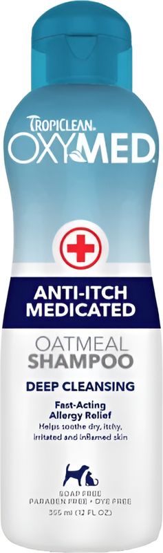 ΣΑΜΠΟΥΑΝ TROPICLEAN ANTI-ITCH MEDICATED OATMEAL ΓΙΑ ΣΚΥΛΟΥΣ - ΓΑΤΕΣ (355ML) TROPICLEAN