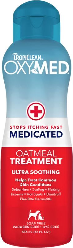TROPICLEAN ΘΕΡΑΠΕΥΤΙΚΗ ΚΡΕΜΑ TROPICLEAN MEDICATED OATMEAL TREATMENT (355ML)