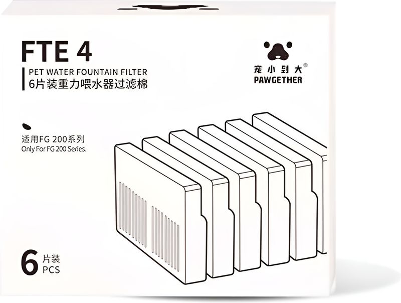 PAWGETHER ΑΝΤΑΛΛΑΚΤΙΚΑ ΦΙΛΤΡΑ PAWGETHER ΓΙΑ ΠΟΤΙΣΤΡΑ FRESH GO 200 (6ΤΜΧ)