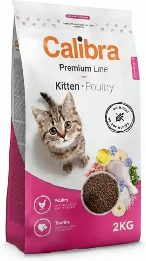 ΤΡΟΦΗ ΓΑΤΑΣ CALIBRA PREMIUM CAT KITTEN ΜΕ ΚΟΤΟΠΟΥΛΟ (2KG) CALIBRA