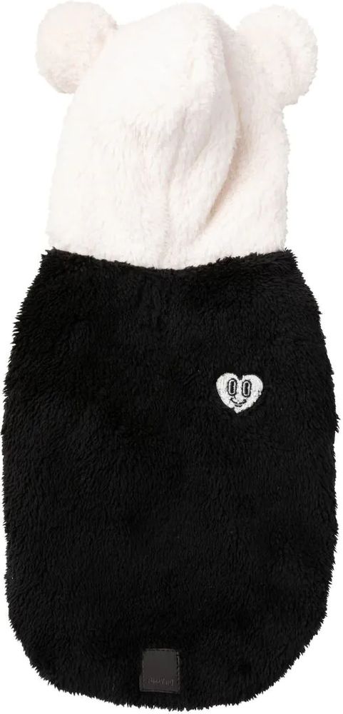 ΠΟΥΛΟΒΕΡ FUZZYARD HOODIE WINNIE PANDA ΛΕΥΚΟ ΜΑΥΡΟ (SIZE1)