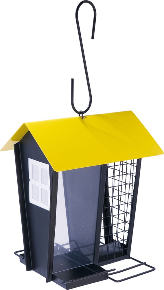 ΤΑΙΣΤΡΑ ΕΞΩΤΕΡΙΚΟΥ ΧΩΡΟΥ NOBBY FEED DISPENDER LAJA ΜΑΥΡΟ ΚΙΤΡΙΝΟ (17X16X21CM) NOBBY