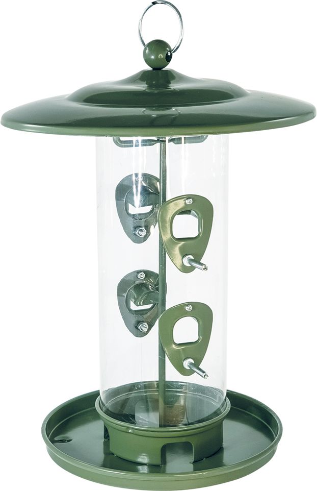 NOBBY ΤΑΙΣΤΡΑ ΕΞΩΤΕΡΙΚΟΥ ΧΩΡΟΥ NOBBY BIRD FEEDER ROOF OLIVE (23,5X31CM)