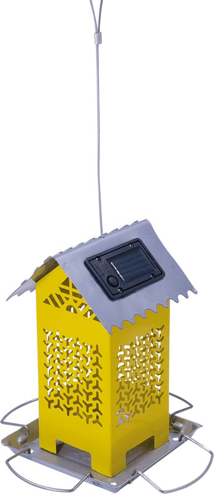 NOBBY ΤΑΙΣΤΡΑ ΕΞΩΤΕΡΙΚΟΥ ΧΩΡΟΥ NOBBY BIRD DISPENDER LED ΚΙΤΡΙΝΟ (13X13X18,5CM)