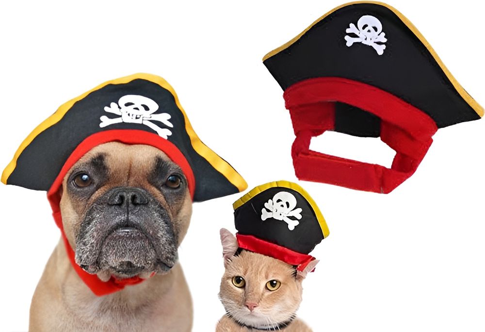VALUE IMPORTS ΑΠΟΚΡΙΑΤΙΚΟ ΚΑΠΕΛΟ ΠΕΙΡΑΤΗ VALUE IMPORTS PIRATE ΓΙΑ ΣΚΥΛΟ ΓΑΤΑ ONE SIZE