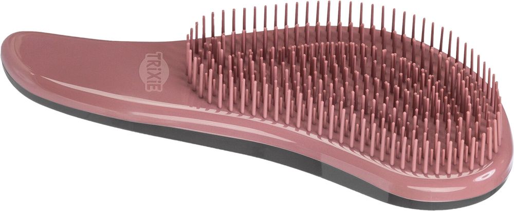 ΒΟΥΡΤΣΑ ΓΑΤΑΣ TRIXIE ΜΑΛΑΚΗ ΠΛΑΣΤΙΚΗ ΡΟΖ ΜΑΥΡΗ (19CM) TRIXIE