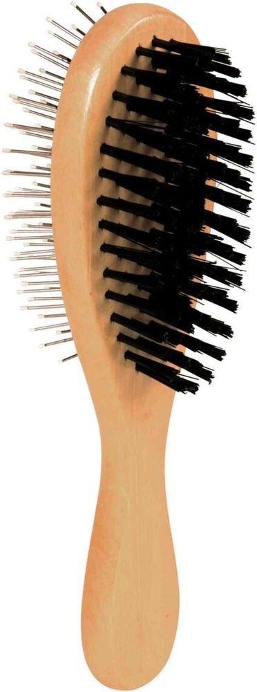 ΒΟΥΡΤΣΑ TRIXIE ΟΒΑΛ ΞΥΛΙΝΗ ΔΙΠΛΗ (6X21CM) TRIXIE