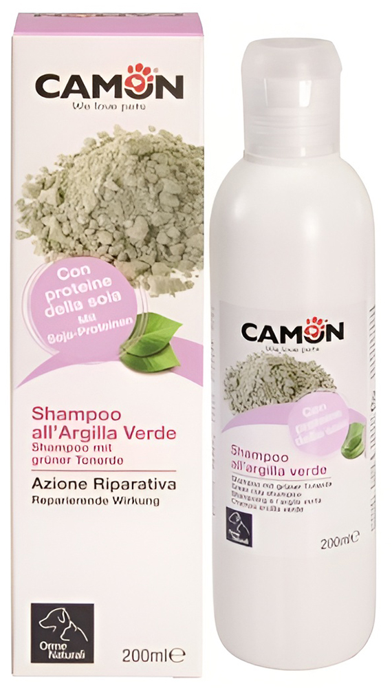 ΣΑΜΠΟΥΑΝ CAMON ΜΕ ΠΡΑΣΙΝΗ ΑΡΓΙΛΟ (200ML) CAMON