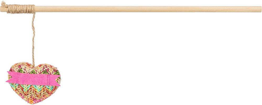 ΠΑΙΧΝΙΔΙ ΓΑΤΑΣ TRIXIE ΡΑΒΔΑΚΙ ΜΕ ΚΑΡΔΙΑ - CATNIP (40CM)