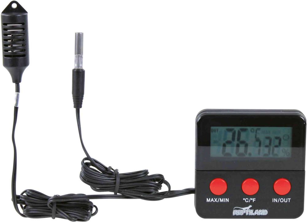 ΨΗΦΙΑΚΟ ΘΕΡΜΟΜΕΤΡΟ ΥΓΡΟΜΕΤΡΟ TRIXIE ΜΕ ΑΙΣΘΗΤΗΡΑ (6X6CM)