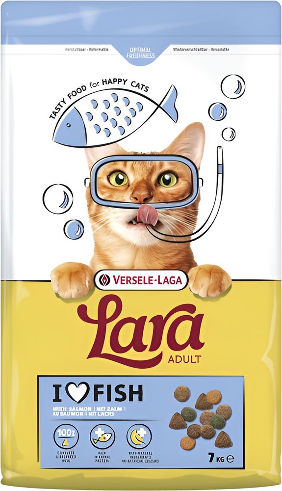 ΤΡΟΦΗ ΓΑΤΑΣ LARA ADULT ΣΟΛΟΜΟΣ 7KG