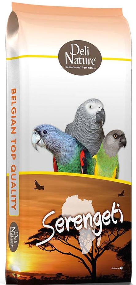 ΤΡΟΦΗ DELI NATURE BIRDELICIOUS PARROTS SERENGETI (15KG) DELI NATURE