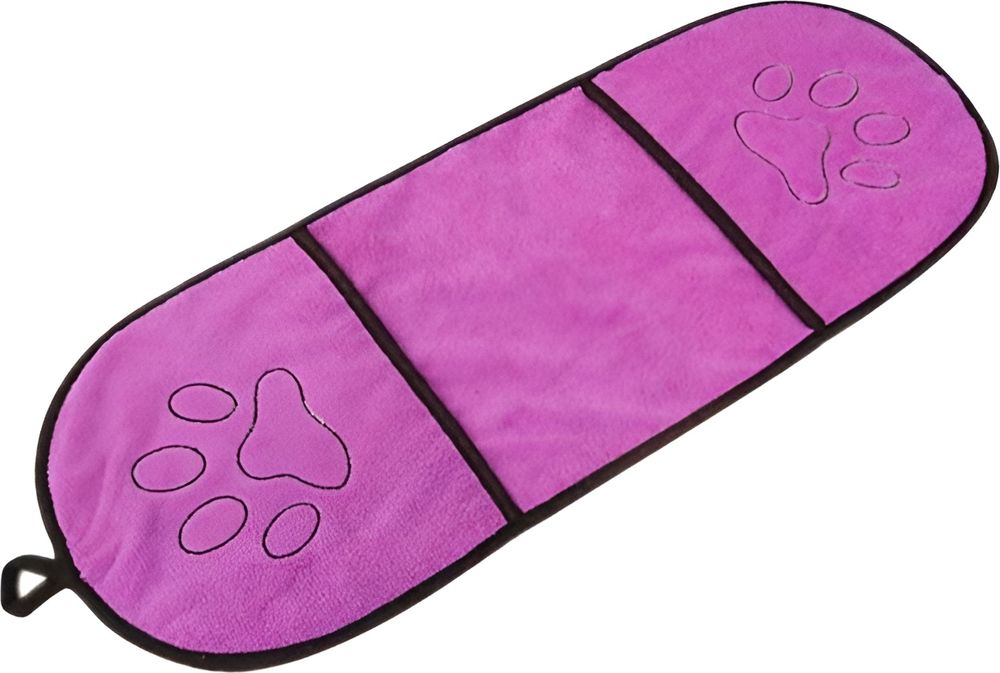 VALUE IMPORTS ΠΕΤΣΕΤΑ ΣΚΥΛΟΥ VALUE IMPORTS MICORFIBER ΜΕ ΘΗΚΗ ΓΑΝΤΙΑ ΡΟΖ (62X23CM)