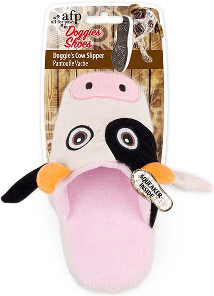 ΠΑΙΧΝΙΔΙ ΣΚΥΛΟΥ AFP DOGGIE'S COW SLIPPER (21,8X21X11CM)
