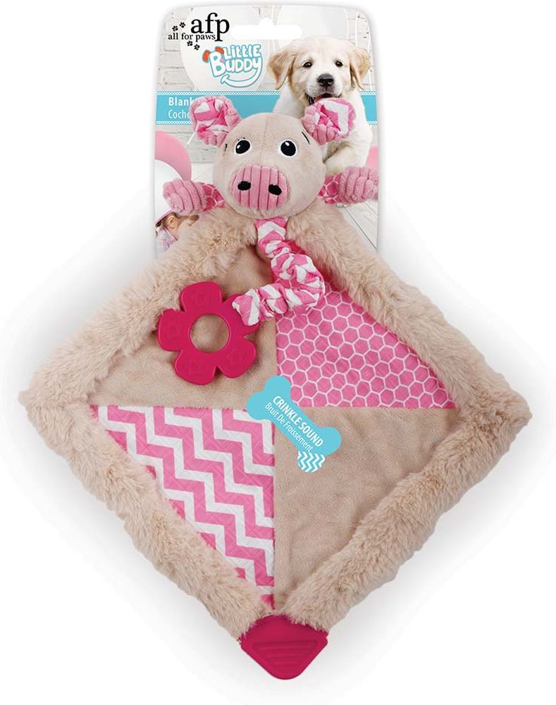 ΠΑΙΧΝΙΔΙ ΣΚΥΛΟΥ AFP LITTLE BUDDY BLANKY PIG (38X34X8CM)