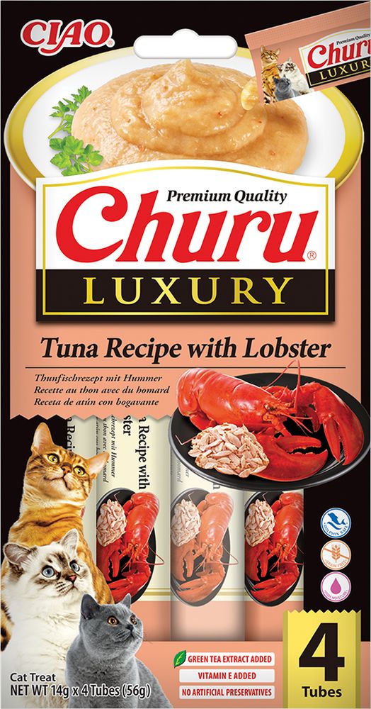 ΛΙΧΟΥΔΙΕΣ CHURU CAT LUXURY ΤΟΝΟΣ ΜΕ ΑΣΤΑΚΟΣ (56GR) INABA