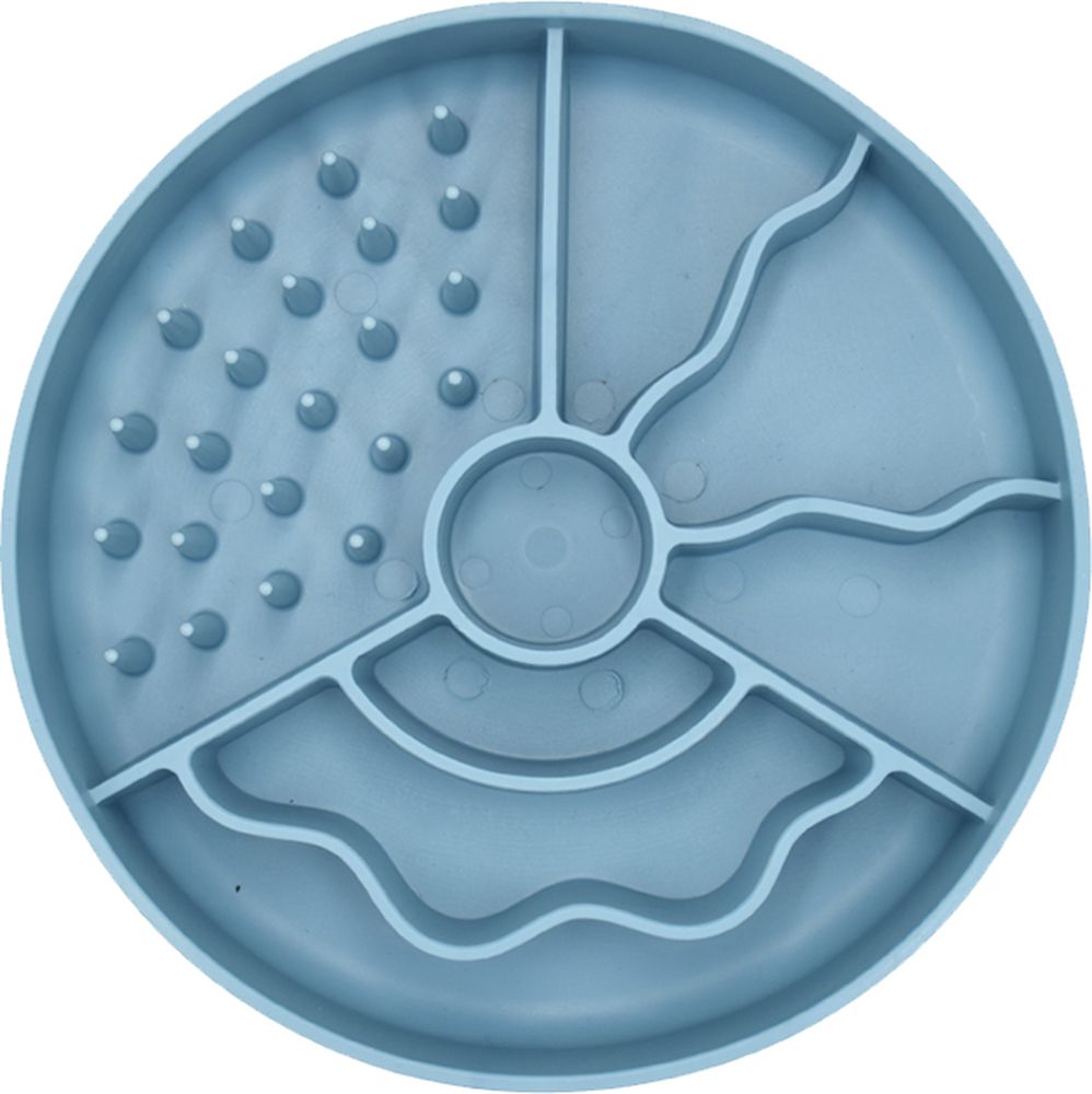 ΜΠΟΛ FIBOO SLOW FEEDER FIBOOWL ΜΠΛΕ (19X19CM)