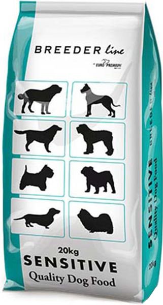 EURO PREMIUM ΤΡΟΦΗ ΣΚΥΛΟΥ EURO PREMIUM BREEDER SENSITIVE ΑΡΝΙ (20KG)